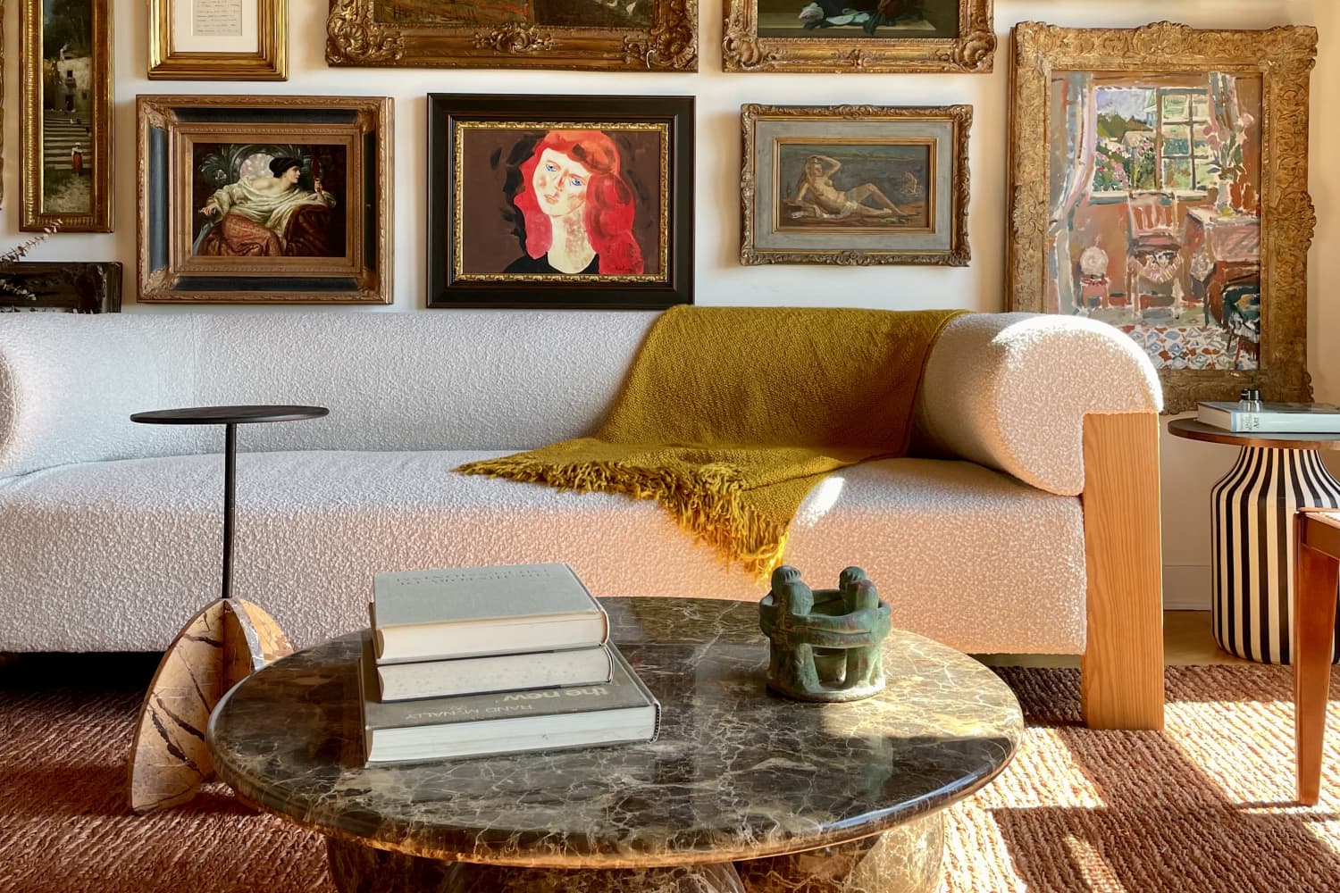 Chicago Loft Apartment Gallery Wall and Art Collection Apartment Therapy